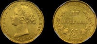 AUSTRALIA 1866 AUSTRALIA, VICTORIA 1866 SOVEREIGN, SYDNEY MINT, EX. DOUR... 3,626.03 US$  +  48.35 US$ shipping