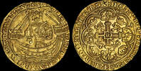 GREAT BRITIAN 1377-99 RICHARD II GOLD HAMMERED NOBLE, MS 63  23,502.06 US$  +  48.35 US$ shipping
