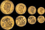 GREAT BRITAIN 1937 GEORGE VI, 1937 GOLD PROOF SET, PF 65*- PF 64 CAMEO  34,917.35 US$  +  48.35 US$ shipping