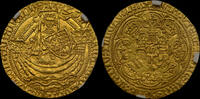GREAT BRITAIN 1413-1422 HENRY V GOLD NOBLE, RARE CLASS E/F MULE, MS63  36,730.36 US$  +  48.35 US$ shipping