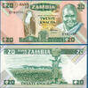 SAMBIA P.27e 20 Kwacha (1980-88) Kassenfrisch 1.05 US$  +  23.29 US$ shipping