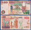 SAMBIA P.52a 20 Kwacha 2012 Kassenfrisch 8.03 US$  +  23.29 US$ shipping