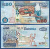 SAMBIA P.53a 50 Kwacha 2012 Kassenfrisch 22.01 US$  +  23.29 US$ shipping