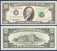 10 Dollars 1995 USA F = ATLANTA Kassenfrisch