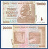 SIMBABWE / ZIMBABWE 20000 Dollars -