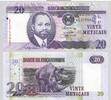 MOZAMBIQUE P.143 20 Meticais 2006 Kassenfrisch 4.62 US$  +  231.45 US$ shipping