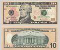 USA P.552 10 Dollars 2021 B = New York UNC