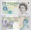 GROSSBRITANNIEN P.391 5 Pounds 2002 Queen Elisabeth II Kassenfrisch 17.30 US$  +  231.45 US$ shipping