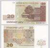 LATVIA P.55b 20 Latu 2009 Kassenfrisch 79.85 US$  +  231.45 US$ shipping