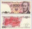 POLEN P.143b 100 Zlotych 1976 Kassenfrisch 25.46 US$  +  231.45 US$ shipping