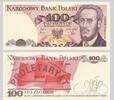 POLEN P.143d 100 Zlotych 1982 Kassenfrisch 7.99 US$  +  231.45 US$ shipping