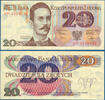 POLEN P.149a(2) 20 Zlotych 1982 Kassenfrisch 2.08 US$  +  231.45 US$ shipping