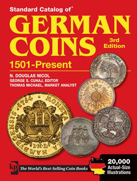 Немецкие каталоги. Краузе German Coins 1501. Standard catalog of German Coins 1501 to present. Krause publications Standard catalog of German Coins 1501-present. Standard catalog of German Coins 1501 to present 3rd Edition.