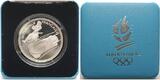 Frankreich 100 Franc 1990 Oly. Winterspiele in Albertville -Zweierbob- inkl. Kapsel, Etui & Zertifikat <b>Proof</b>
