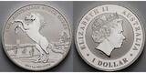 Australien 1 $ 2013 Stock Horse - 1 oz.- <b>-Neue Serie- im Blister, SELTEN / AUSVERKAUFT</b> CH UNC<br>im<br> Blister