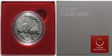 Österreich 10 Euro 2013 Vorarlberg-Bodensee-Radhaube, (Bundesländer Serie) in Kapsel & Zertifikat & Etui <b>Proof</b>
