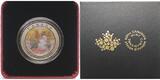 Kanada 0,50 $ 2013 Schneemann - Lenticular Snowman, <b>farbig</b> inkl. Etui & Zertifikat & Schuber CH UNC