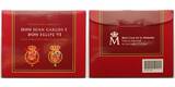 Spanien 2x2<br> Euro 2014 Don Juan Carlos I. - Don Felipe VI. zur Krönung - Thronwechsel, <b>SELTEN!!!</b> CH UNC<br>im<br>Blister