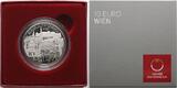 Österreich 10 Euro 2015 Wien, (Bundesländer Serie) in Kapsel & Zertifikat & Etui <b>Proof</b>