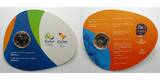 1 Reais 2014 Oly. Sommer Rio 2016 - Leichtathletik <b>01 / 16</b>, im originalem Blister <b> BU (MS65-70)</b><br> Kupfer-Nickel