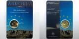 Andorra 2 x 2 Euro, <b>2 Euro Kursmünze z.Nominalwert</b> 2014 2 x 2 Euro, Gedenk.- & Kursmünze,zum Sonderpreis!!!<b>sofort lieferbar !!!</b> BU (MS65-70)<br> im<br> Blister / <br> Coincard &