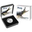 Australien 1 $ 2016 Salzwasserkrokodil - Monty -<b>farbig</b>- 1 oz. -<b>-Neue Serie--</b> <b> Proof / High Relief</b> <br> im<br> Leder-<br>