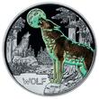 Österreich 3 Euro 2017 Tier - Taler - Serie -Wolf-, <b>05 / 12</b> Ausgaben, MS-70 hgh / <br> vz / BU<br> Kupfer-Nickel<br> f