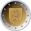 2 Euro 2017 Latgale/Lettgallen - Provinzen - Regionen - Lettland - Latvija - Latvia, BU (MS65-70)<br> im<br> Blister