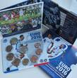 Slowakei 3,88 € + Medaille Kursmünzensatz 8 Münzen + 1 Medaille Fußball-Europameisterschaft Frankreich 2016 BU (MS65-70)<br> im<br> Blister