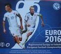 Slowakei 3,88 € + Medaille Kursmünzensatz 8 Münzen + 1 Medaille Fußball-Europameisterschaft Frankreich 2016 BU (MS65-70)<br> im<br> Blister