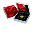 50 Rubel,<b> im offizielle FIFA Etui/Box,</b> FIFA Confederations Cup Russland 2017, -Pokal/Trophäe- <b>SEHR RAR ! </b> <b>Proof</b><br> <b>1 / 4 oz.<br> Gold</b>