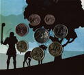 Irland 3,88 € 2018 Kursmünzensatz, <b>SEHR SEHR RAR !!!</b> BU (MS65-70) <br>im <br> Blister