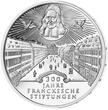 Deutschland, Bundesrepublik 10 DM 1998 A/D/F/G/J Franckesche Stiftungen zu Halle, in der originalen Noppenfolie unbeschnitten, <b>Proof</b> <br>Silber<br>Satz