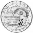 Italien 10,88 € 2018 Kursmünzensatz 8 Münzen + 5 Euro & 2 Euro - Gedenkmünzen 70 Jahre Verfassung - BU (MS65-70) <br>im <br> Blister