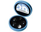 Deutschland 1 Euroetui LED für 5 Münzen, 2019 LED-Kassette einzeln im Schutzkarton(d.5 Mz.leuchten alle so wunderschön versch) <b>ohne Münzen</b>