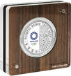 Japan 1000 Japanische Yen Olymp.in Tokio 2020, <b> -3.Serie Turnsport- </b> inkl.Etui&Zertifikat & Schuber <b> Proof </b> <br> Silber<br> farbig<br>