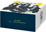Großbritannien 10 Pounds<br>155,5g fein<br>65,00 mm Ø 2020 „50 Jahre Queen“ exklusive Würdigung einer der populärsten Rockbands,<b>RAR!</b> <b>Proof</b><br> 5 Unzen<br> im Etui