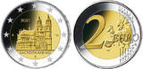 Magdeburger Dom<br> Sachsen-Anhalt  Münzetui VOLTERRA für 5 dt. 2-Euro-Gedenkmünzen „Magdeburger Dom“ (Jg. 2021) <b>ohne Münzen</b>