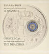 Griechenland 5 Euro 2021 Drachme von 1832 - 200 Jahre Unabhängigkeit (Revolution), im originalem Blister BU (MS65-70)<br> im<br> Blister