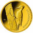Deutschland 20 Euro<br> 5x3,89g<br> fein<br> 17,5 mm Ø</b> 2021 <b>ADFGJ</b> Heimische Vögel, Schwarzspecht<br><b> kompl. Satz, A-J <b> lieferbar !!!</b></b> CH UNC