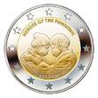 Frankreich/Malta 3 x 2 Euro & 1 x 2 Euro 2020/ <br> 2021 Helden der Pandemie - Heroes of the Pandemic im Klappfolder / Blister / Coincard <b>BU <br>im <br> Blister <br> 4er Set </b>