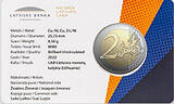 2 Euro 2022 35 Jahre ERASMUS-Programm - Lettland - im Blister BU (MS65-70)<br> im<br> Blister