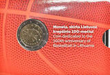 2 Euro 2022 100 Jahre Basketball in Litauen (1922-2022) - im Blister BU<br> im<br> Blister