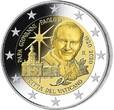 Vatikan 2 Euro 2020 100. Geburtstag des Hl. Johannes Paul II. <b> inkl. Etui & Zerti. & Schuber</b> <b>10. Vatikan<br> Proof</b><br> Bimetall<br>