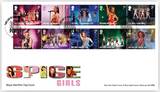 Großbritannien <b> FDC mit 10 Werten o </b> Britische Pfund (GBP) 2024 30-jährigen Bestehen der Spice Girls, auf grandiosen Briefmarken gestempelt