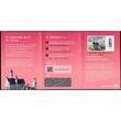 Deutschland - <b>Einzelmarke <br> selbstkl. xx</b> 1 x 2,75 Cent im Markenheftchen 130D, geöffnet! 2024 Krypto-Briefmarke "Schl.Neuschwanstein in pink" Booklet, <b>Hist.Bauwerke!</b> postfrisch - <br> RAR ! SOFORT LIEFERBAR !