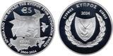 <b>ZYPERN<br>DIE SENSATION DER EURO JAHRE!</b> 2 Münzen <br>2 Euro & <br> 5 Euro <br>Pärchen! 2024 <b>sofort lieferbar! 20. Jahrestag des Beitritt Zypern zur EU 2004-2024 inkl. orig. Zertifikat & Etui <b>2 x Proof</b> <br> im<br> originalem<br> Etui