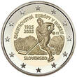 2 Euro 2025 Eishockey-EM-100 J. erstes internationales Sportturnier i. d. Slowakei i.Blister BU <br>im <br> Blister <br>