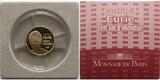Frankreich 50 Euro, 7,78g <br>fein<br>22 mm Ø 2009 100 Jahre Institut Curie inkl. Etui & Zertifikat & Schuber <b>Proof</b>