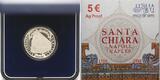 Italien 5 Euro 2010 Kloster Santa Chiara in Neapel / Silber, inkl. Kapsel & Zertifikat & Etui <b>Proof</b>
